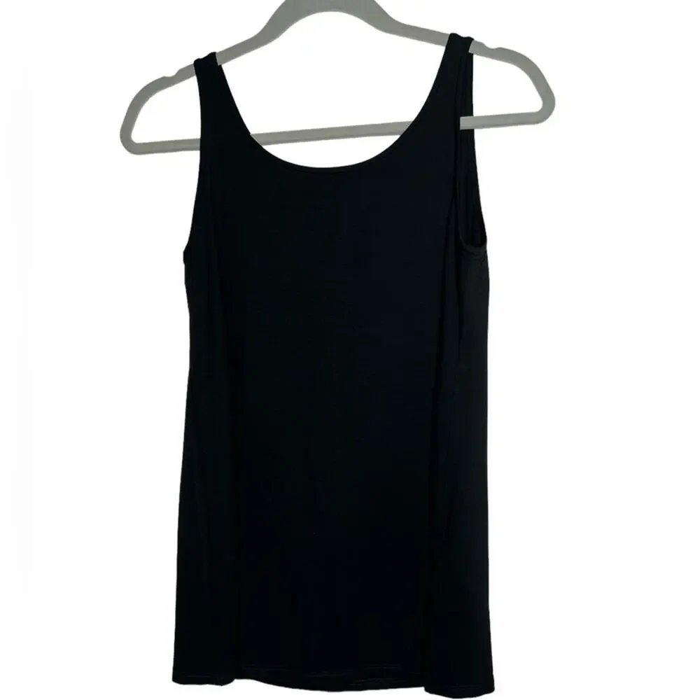 Eileen Fisher Black Tank Top Size Petite